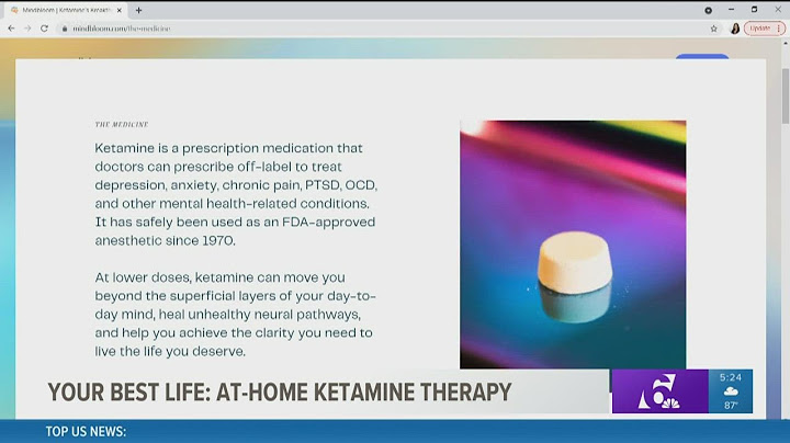 At-home ketamine treatment helping people with anxiety, depression | Your Best Life